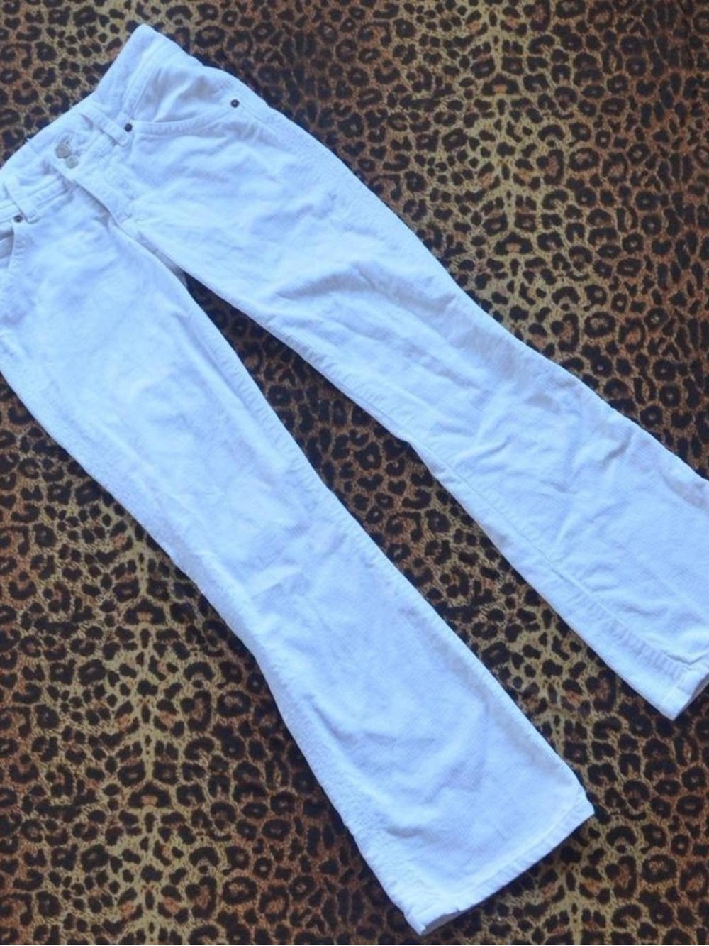 Hudson corduroy low rise pants